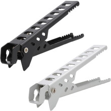 Pekkaxy 2 Pcs Pan Gripper with Bottle Opener, Anti-Hot Detachable Handle Replacement Pizza Pot Grabber (Not Applicable for Thicker Pans)
