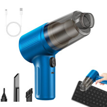Wireless Handheld Car Vacuum Cleaner – Multi-functional, High-power, Rechargeable, Ultra-strong Suction, Brushless Motor, Lightweight, Compatible