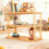 Three Tier Desktop Organizer Shelf for Kitchen Counter Office Desk Study Table Cup Storage 1