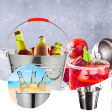 Stainless Steel Bucket Portable Water Bucket Milk Bucket Kettle Vase