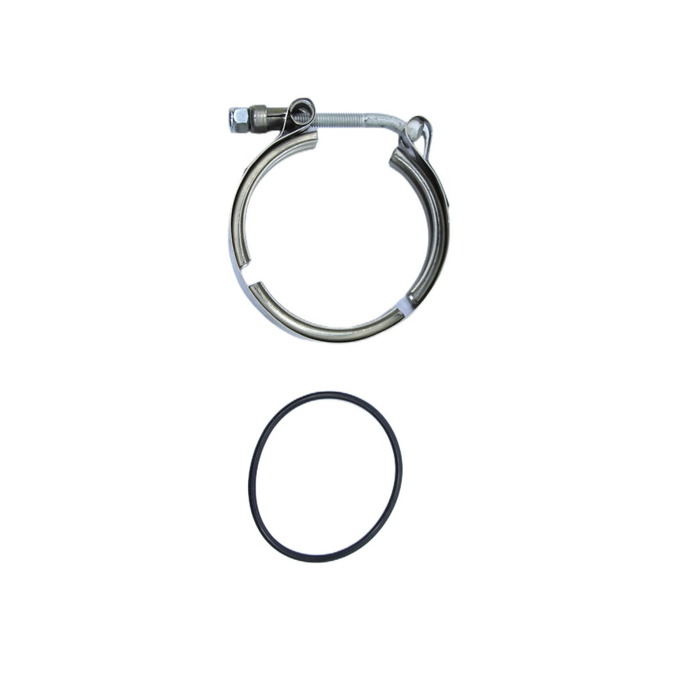 Turbo Air Outlet Elbow V-Band Clamp + O Ring For 94-02 Dodge Cummins 5.9L 6Bt 9353595567863