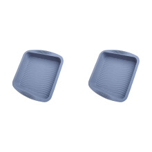 Silicone Square Cake Pan 10.4"x9.6" – Non-Stick, Heat Resistant, Oven/Microwave/Freezer/Dishwasher Safe