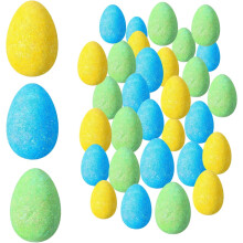 100pc Vibrant Artificial Colored Bird Eggs for Easter, Spring Nest Decor, Party Supplies, DIY Crafts & Photo Props