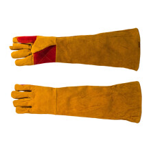 Leather Welding Gloves Flame Resistant Work Gloves Hand protections from Welder Cutting and Torch Heat for Men and Women