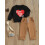 (0-6 Months, Black) Ensemble 2 pièces pour l'automne. 4