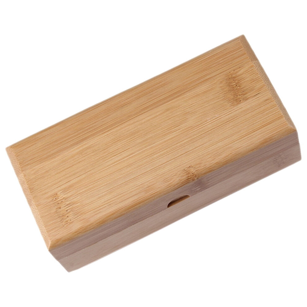 Back to School eyeglass holder Portable Glasses Box Simple and Elegant Wood 1Pack Women Giving