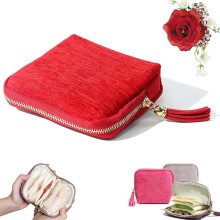 Travel Jewelry Bag with Zippered Pocket & Compartments for Earrings, Necklaces, Rings – Tangle-Free, Foldable Organizer