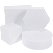 4pcs Geometric Cube Photo Props Foam Photography Background Props for Jewelry Cosmetics