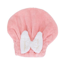 Women Lovely bowknot Hair Drying Student Bath Quick Moisture Absorp