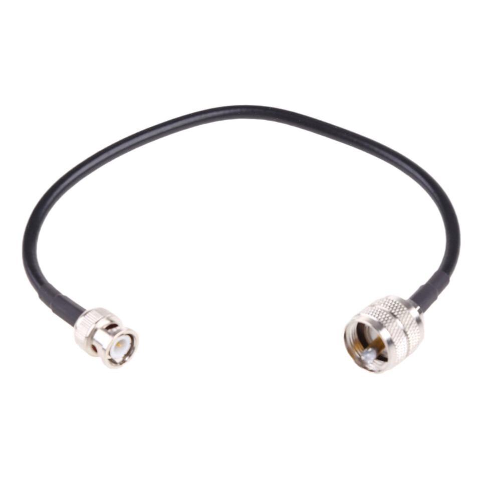 Bnc To Pl259 Male Connector Coaxial Bnc Male To Uhf Male Radios Adapter For Antennas Wireless Devices Coaxial Cable 9313598133489