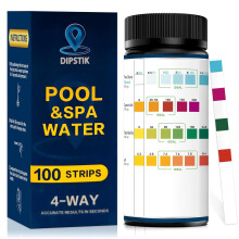 100 swimming pool and hot tub test strips, swimming pool test strips