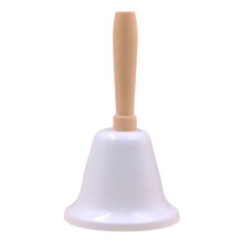 Loud Metal Hand Call Bells with Handle – Compatible with Christmas, Santa, School, Pets, Wedding & Party