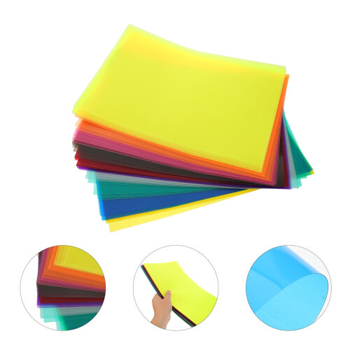 Cellophane Sheets Assorted Colors for Crafts
