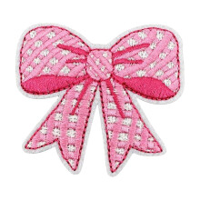 F Bow Embroidery Cloth Sticker Patch For Clothing Decoration Diy Crafts Covering Holes Stains On Fabric Material 2.36 Inches
