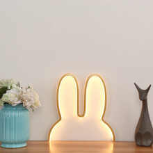 Neon Lights, Room Decorative Lights, LED Bunny Lights, Easter Gifts for Teenagers, USB Plug-in Wall Lamps