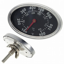 BBQ Grill The rmometer Temperature Gauge Replacement Parts for Temp Gauge Heat Indicator for Outdoor Gourmet, Backyard Grill and Other Grill Model