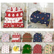 Soft Christmas Throw Blanket, Warm Thick Flannel Sherpa, Microfiber, Machine Washable – Compatible with Home Decor