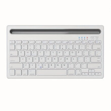 Ultra-thin silent wireless keyboard, compatible with iPad, phones, tablets—dual-channel, triple-system seamless switching.