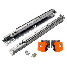 21" Full-Extension Concealed Undermount Drawer Slide 563H5330B, 100 lbs, Soft-Close, for 5/8" Drawers, w/ Locking Devices (Pair)