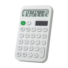 Desktop Calculator with Tilt Stand, Basic Functions, Power-Efficient & Eco-Friendly Design for Home/Office