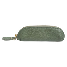 Zippered Rosary Pouch for Catholic Devotion Secure Leather Travel Holder and Storage Bag with Elegant Design