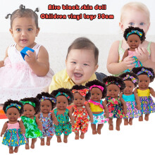 Reborn Baby Dolls, Clearance Toys Girls! Black Black Baby Cute Curly Black 30CM Vinyl Baby Toy