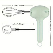 Batteur à œufs électrique sans fil rechargeable (1 unité)