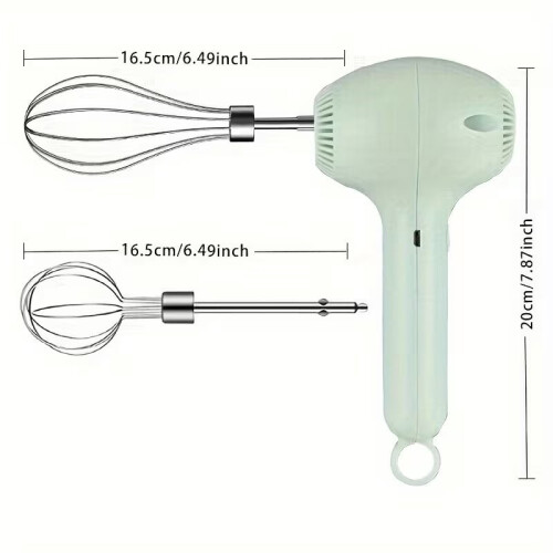 Batteur à œufs électrique sans fil rechargeable (1 unité)