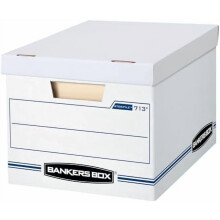 6-Pack Basic Duty File Storage Boxes with Lids, Letter/Legal, STOR/FILE, (0071303)