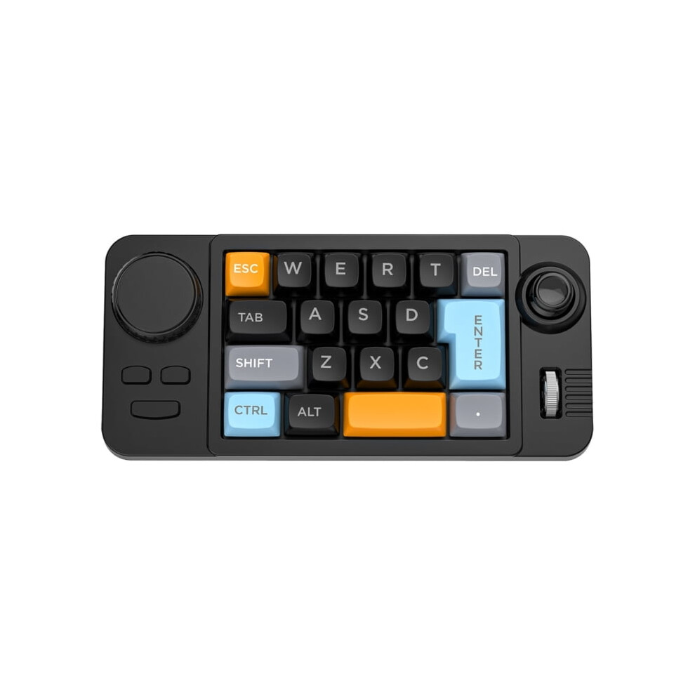 19 Key Mechanical Gaming Keyboard Programmable Joystick Double Scroll Wheels Rgb Backlit Hot Swappable Switches For Pc 9496895170804