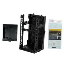 Suporte para exibição de figuras de ação, caixa de plástico para colecionadores, para sala de estar ou mesa.