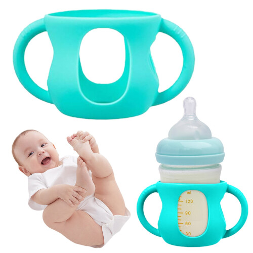 Dinnerware Sets,Silicone Glass Baby Holder Easy Grip Drop Shockproof