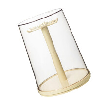 Vitrina giratoria multicapa para figuras en miniatura, organizadores transparentes con base segura, vitrina para coleccionistas.
