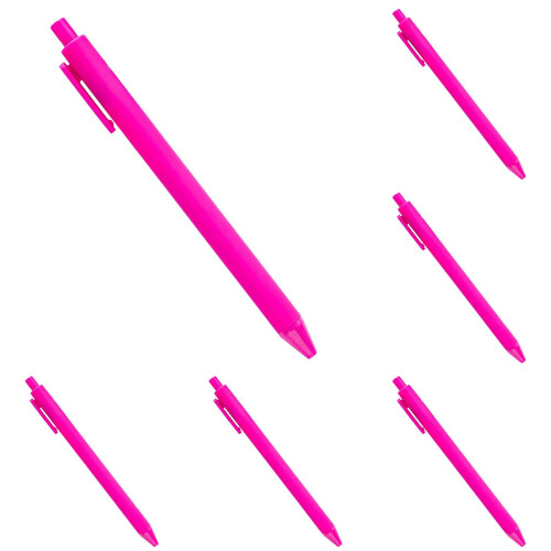 Στυλό Fine Point Smooth Writing Gel, ροζ-κόκκινο Comfort Click Pen 0,7mm με στεγανό σχεδιασμό για