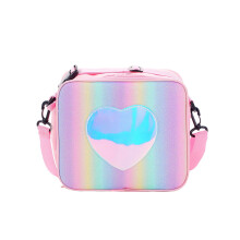 Sac isotherme arc-en-ciel pour le déjeuner - Sac isotherme étanche, boîte à lunch réutilisable pour l'école et les activités de plein air avec