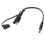 Καλώδιο Premium200mm SAE σε DC5521Coaxial18AWG για θερμαντικά ρούχα μοτοσικλέτας 1
