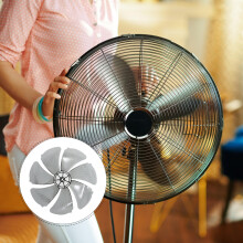 Quiet Operation Fan Blades AS Plastic Replacement for Floor Fan 1Pack