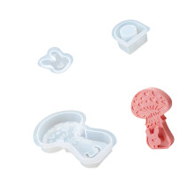Molde de silicone flexível para vaso de flores, ideal para decoração criativa de casa e artesanato. Molde elegante para vaso de mesa.