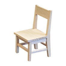 Sedia in legno in miniatura 1/12 Mobili per casa delle bambole Accessori decorativi per casa delle bambole