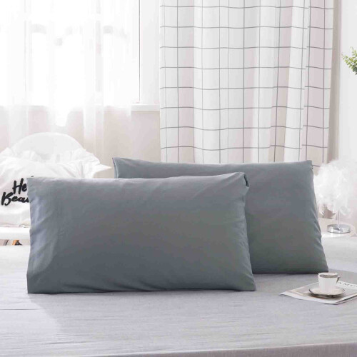 Fronhas – Microfibra escovada macia – Fecho tipo envelope – Perfeitas para hospitais, hotéis e quartos de hóspedes