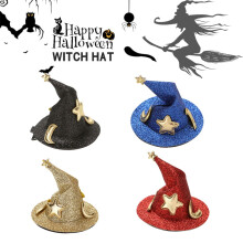 Halloweenfestgåvor Halloween barn hårnål häxa huvudbonad hatt dekoration håraccessoarer