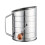 Flour Sifter Stainless Steel Hand-Cranked 1 PC 1