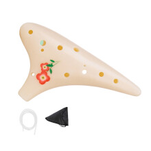 Resin Ocarina 12-Hole Lightweight Warm Tone