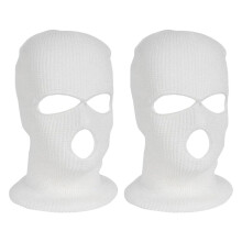 QenASHaing Car Face Cover Set (Black/White/Pink Acrylic) – Funny Halloween Costume Accessory & Headrest Cover for Car Interiors, Parties, Events