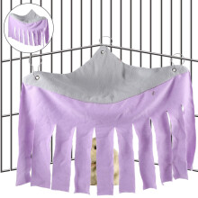 Lavender Wool Hideaway Hammock for Guinea Pigs and Small Pets, Soft and Comfortable