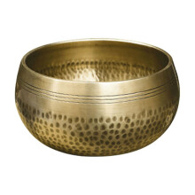 Tibetan Singing Bowl, Hand-Hammered in Nepal for Meditation, Yoga, Healing & Chakra Balancing – Spiritual Decor (Classical Design)