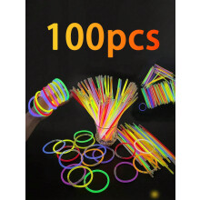 100 bastões luminosos super brilhantes – Brilho de 10 a 12 horas