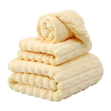 Bath Towels Set of 3,Super Absorbent Microfiber Bathroom Towels,Quick Dry Body Face and Hair Towel Set for Home,Hotel,Beach,Pool,Gym and Trave