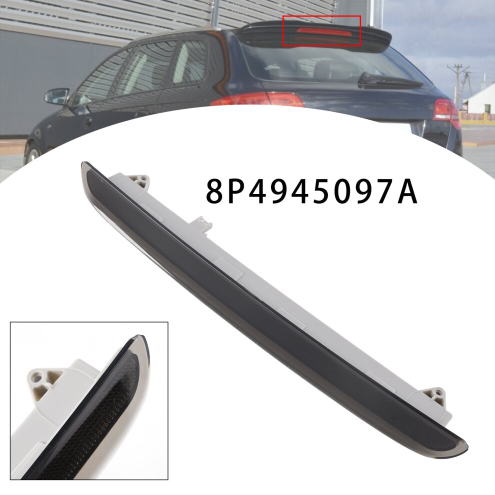 Rear Third 3Rd Brake Stop For Audi A3 S3 Rs3 8P Sportback 2004-2013, Light/Black 9555307605706