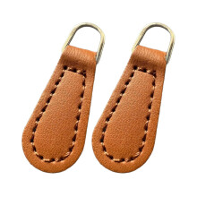 2 Pieces Zipper Pulls Pullers Zip Pulls Zipper Heads for Bag Boot Purses Luggage Brown